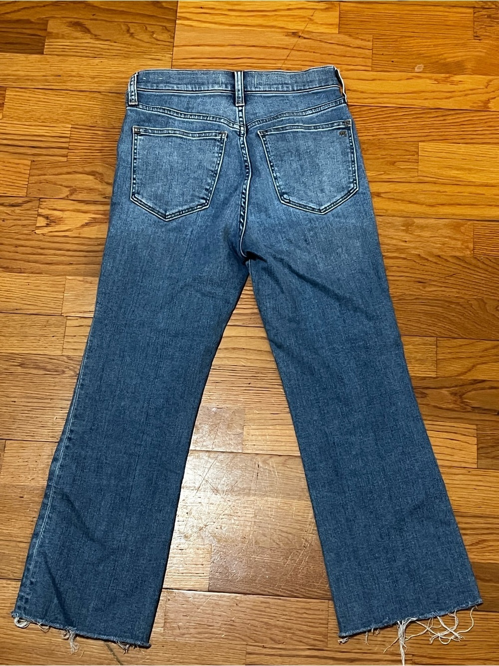 Madewell Cali Demi-Boot Straight-Leg Crop Jeans with Raw Hem Women’s 26P - Picture 14 of 14